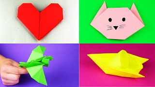 10 easy origami and paper crafts ideas [upl. by Fitton217]