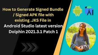 How to Generate Signed Bundle with existing jks file in Android Studio Dolphin 202131 [upl. by Aissat]