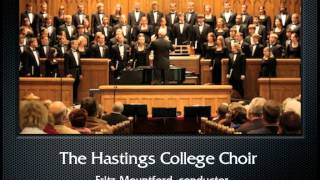 Stainer Sevenfold Amen The Hastings College Choir [upl. by Sonitnatsnoc]