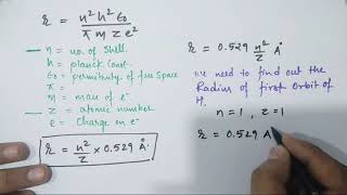 Bohrs Atomic Model  Bohrs Radius Velocity and Energy  Sir Vishal Rahal  Vishal Academy [upl. by Clerc]