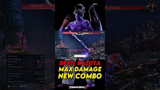 Devil Kazuya New PEWGF Crazy Combo [upl. by Cirded]