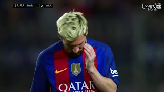 Lionel Messi vs Deportivo Alaves Home 1617 HD 720p By IramMessiTV [upl. by Arimahs]