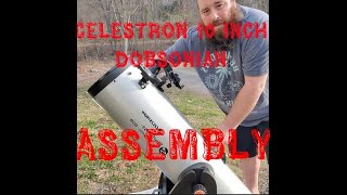 Celestron starsense 10 inch Dobsonian assembly [upl. by Naoma]