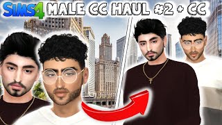 Male CC Haul 2  Sims 4 CAS  CC Folder amp Sims Download [upl. by Yentyrb732]