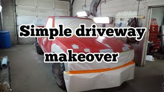 Simple driveway makeover [upl. by Edaw]