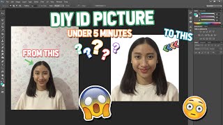 Create your ID Picture at home under 5 minutes  Hannah Elyne  Philippines [upl. by Amerd537]