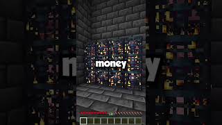 How to become rich in money server minecraft gaming minecraftmemes mineverse minecraftmarketpla [upl. by Aridatha]