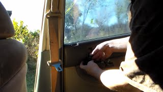 How to Open a Stuck Door on a Honda Accord and Remove the Door Panel [upl. by Morie275]