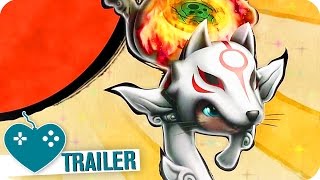 MONSTER HUNTER GENERATIONS Okami Trailer 2016 3DS [upl. by Kizzee]