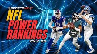 NFL Week 13 Power Rankings Lions ROAR to 1 Eagles Soar amp Bills Dominate [upl. by Reilly]