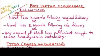 Postpartum hemorrhage  Causes  Prevention  Management [upl. by Ocram67]