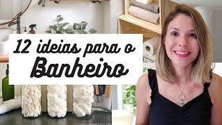 12 ideias simples e baratas para decorar o banheiro [upl. by Hirst242]