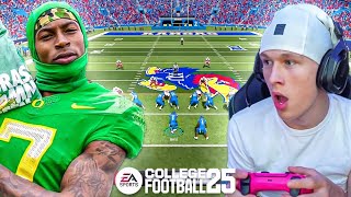 Evan Stewart 1v1s WhiteBoyEm in NCAA CFB 25 [upl. by Tabbitha]