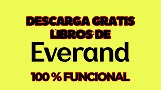 DESCARGA LIBROS GRATIS DE EVERAND SCRIBD METODO 100 FUNCIONAL NOVIEMBRE DE 2023 [upl. by Bibby]