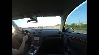 2007 MERCEDES BENZ SL600 TWIN TURBO V12 DRIVING VIDEO WMIC MOUNTED OUTSIDE NEAR REAR MUFFLERS [upl. by Valley]