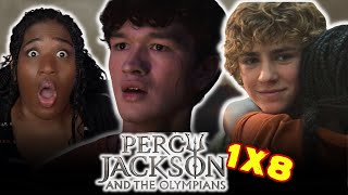 The Hero Emerges Percy Jackson and the Olympians 1x8 Reaction [upl. by Aracahs]