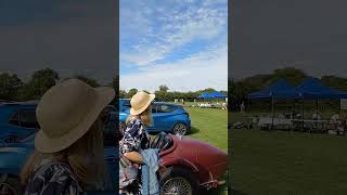 cricket Grantchester village Green sports July 2024 cambridge UK vintagecars villagelife [upl. by Estella539]