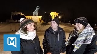 Öffentliche Schneeballschlacht in München  Go Pro Impressionen [upl. by Neetsirhc]