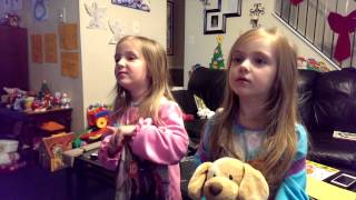 3 year old twins sing along with One Direction Night Changes official video [upl. by Thornburg]