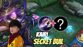 KAIRI SECRET BUILD ONE SHOT DELETE 🥶 solo player MLBB [upl. by Hobart]