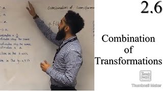 Edexcel A level Maths 26 Combination of Transformations [upl. by Budwig]