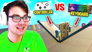 I Hosted a 1v1 Tournament with CONTROLLER vs KEYBOARD Players in Fortnite my best tournament yet [upl. by Yentuoc]