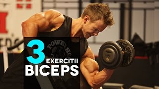 3 Exercitii pentru Biceps [upl. by Ahtnama]