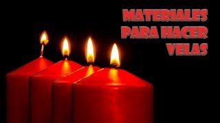 Materiales para hacer velas artesanales en kit [upl. by Faber]