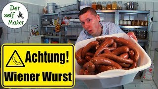 Wiener Wurst selber machen Frankfurter Würstchen selber machen Würstchen nach Wiener Art [upl. by Corotto]