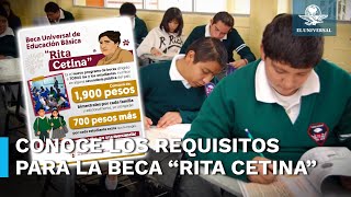 ¿Cómo y cuándo comienza el registro para la Beca universal “Rita Cetina” [upl. by Chap]