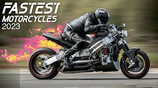 TOP 10 FASTEST MOTORCYCLES In The World 2023 [upl. by Hooker]