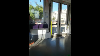 Riding the tramway of Casablanca Morocco [upl. by Leiruh837]