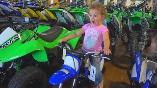 FIRST TIME DIRT BIKE SHOPPING FOR THE FAMILY [upl. by Ezar]