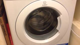 Indesit XWA81682XWUK Washing Machine Washes White Converse Shoes [upl. by Sedaiuqlem]