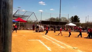 Kutztown Softball Wins PSAC Championship on Knipes WalkOff Home Run [upl. by Eileek]