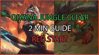 Qiyana Jungle S14  Red Start Full Clear [upl. by Waldo216]