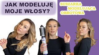 JAK MODELUJĘ WŁOSY 💎 MODELOWANIE NA SUSZARCE OBROTOWEJ 💎 FALE I OBJĘTOŚĆ 💎 [upl. by Enialb]