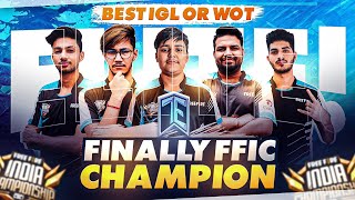 FFIC FINALS HIGHLIGHTS🔥  HOW I LEAD MY TEAM TO VICTORY🥇 BEST IGL OR WOT MUST WATCH champions [upl. by Rosabel]