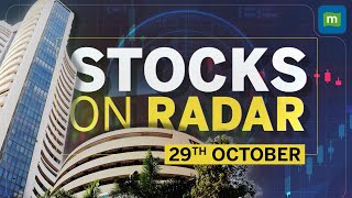 Stocks On Radar Bharti Airtel Federal Bank JSW Infra Tata Tech In Focus  October 29 Updates [upl. by Naujek]