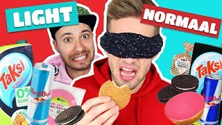 LIGHT VS NORMAAL ETEN CHALLENGE [upl. by Lorianne353]