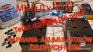 Naprawa akumulatorów żelowych i agm [upl. by Novahs496]