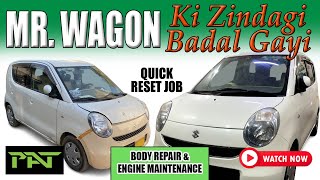 Suzuki Mr Wagon 2006 Quick Reset Job body repair amp engine maintenance  PakistanAutoTechnics [upl. by Nonnair]