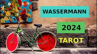 WASSERMANN 2024 ★ JAHRESVORSCHAU ★ TAROT ORAKEL [upl. by Elyl]