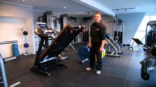 Instructional How To Fold Your Treadmill For Storage [upl. by Latif]