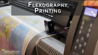 Flexography Printing Process  Sneha Creation  Mumbai India [upl. by Juline]