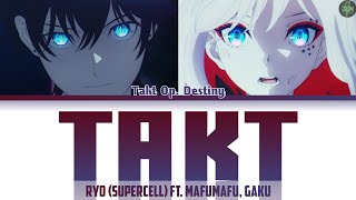 Takt Op Destiny Opening Full Takt Lyrics [upl. by Bevin740]