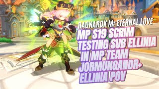 Testing Sub Ellinia in MP TEAM Scrim JORMUNGANDRELLINIA POV VS TEAM BENSAMA [upl. by Aihppa]