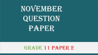 GRADE 11 BUSINESS STUDIES NOVEMBER EXAM PAPER 2 SECTION A [upl. by Alle]