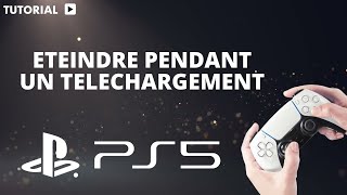 Comment éteindre la PS5 pendant un telechargement [upl. by Eelan300]