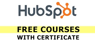 HubSpot Academy free Digital Marketing Course with certificate [upl. by Correy]